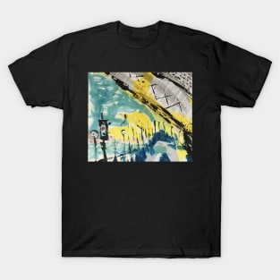 Harbour Bridge, painting by Geoff Hargraves T-Shirt